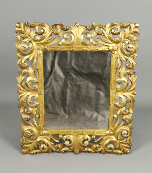 A Decorative Late 19th Century Florentine Mirror.