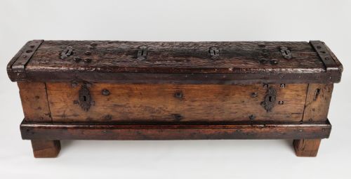 An Early 16th Century Coin Chest.