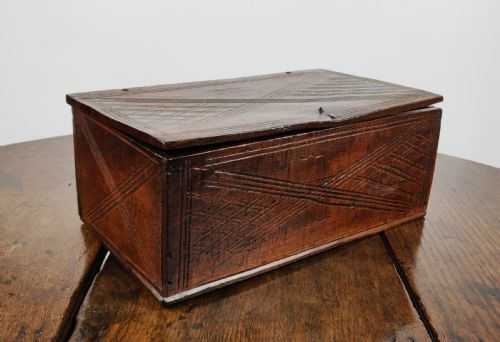 A 19th Century Folk Art Box.