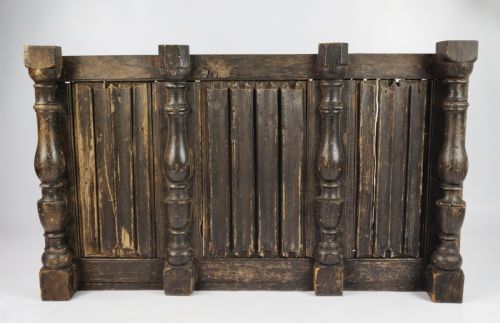 A Large 17th Century Linenfold Paneled Section.