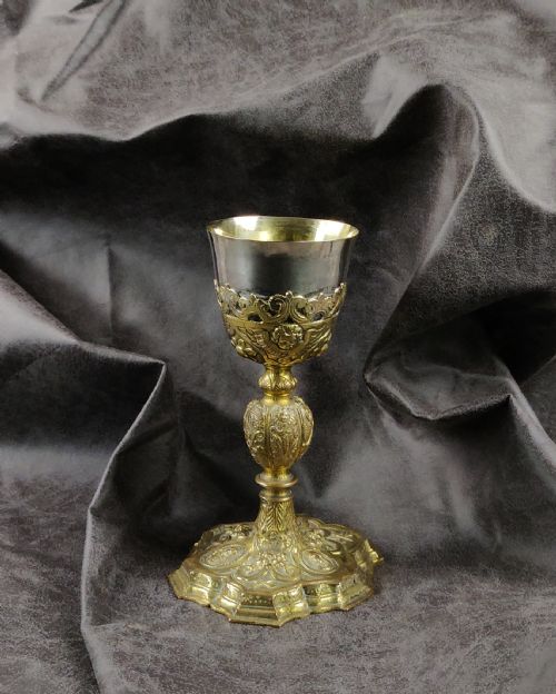 A Fine Late 17th Century Italian Communion Chalice.