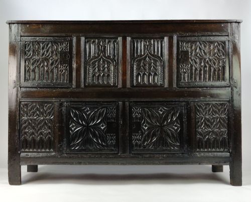 A Superb Early 16th Century Gothic Cupboard.