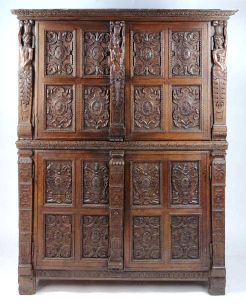 A Magnificent 16th Century Burgundian Cupboard.