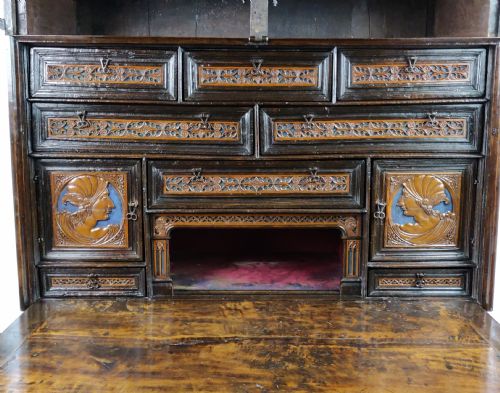 fig 5. A fabulous Gothic walnut Vargueno.