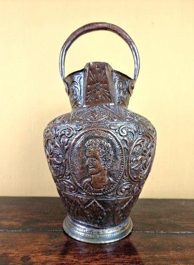 A 16th Century Repousse Water Bucket.
