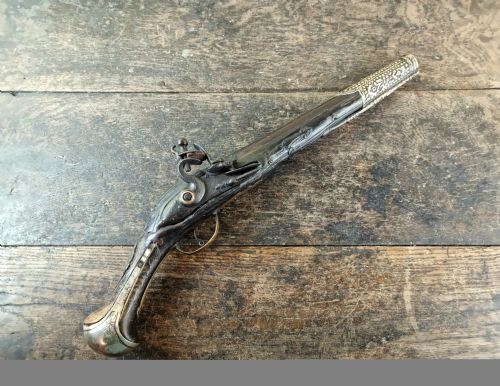 An 18th Century Ottoman Flintlock Pistol.