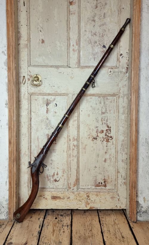 An Early 19th Century Jezail Rifle.