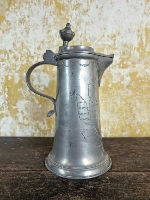 A 19th Century Wriggle Work Tankard.