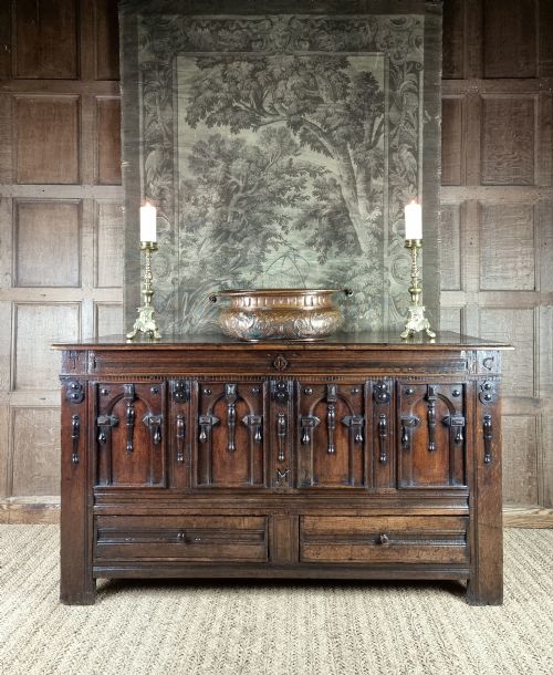 fig 1. A 17th century mule chest.