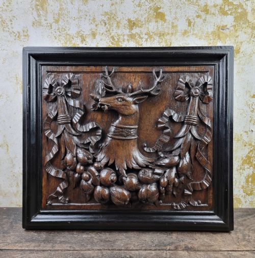 A George III Period Carved Panel.