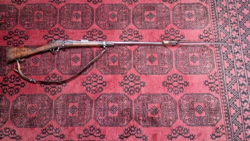 A 19th Century French Bolt Action Rifle.