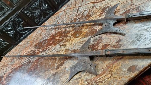 Two 16th Century German/swiss Halberds.