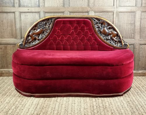 A 19th Century Royal Settee.