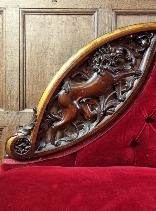 fig 1. A 19th century Royal settee.
