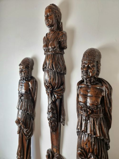 Three Large Late 16th- Early 17th Century Figures.