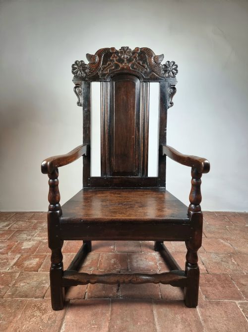 An Unusual 17th Century English Armchair.