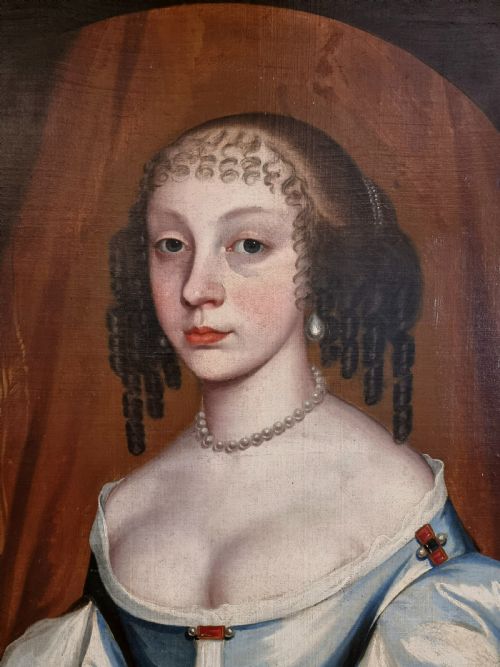 fig 1. A fine 17th century portrait of a lady.