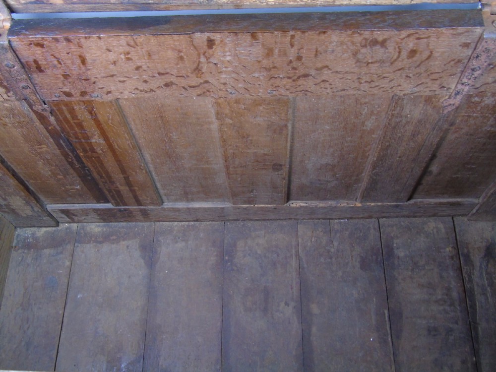 16th Century carved oak coffer  View VIII