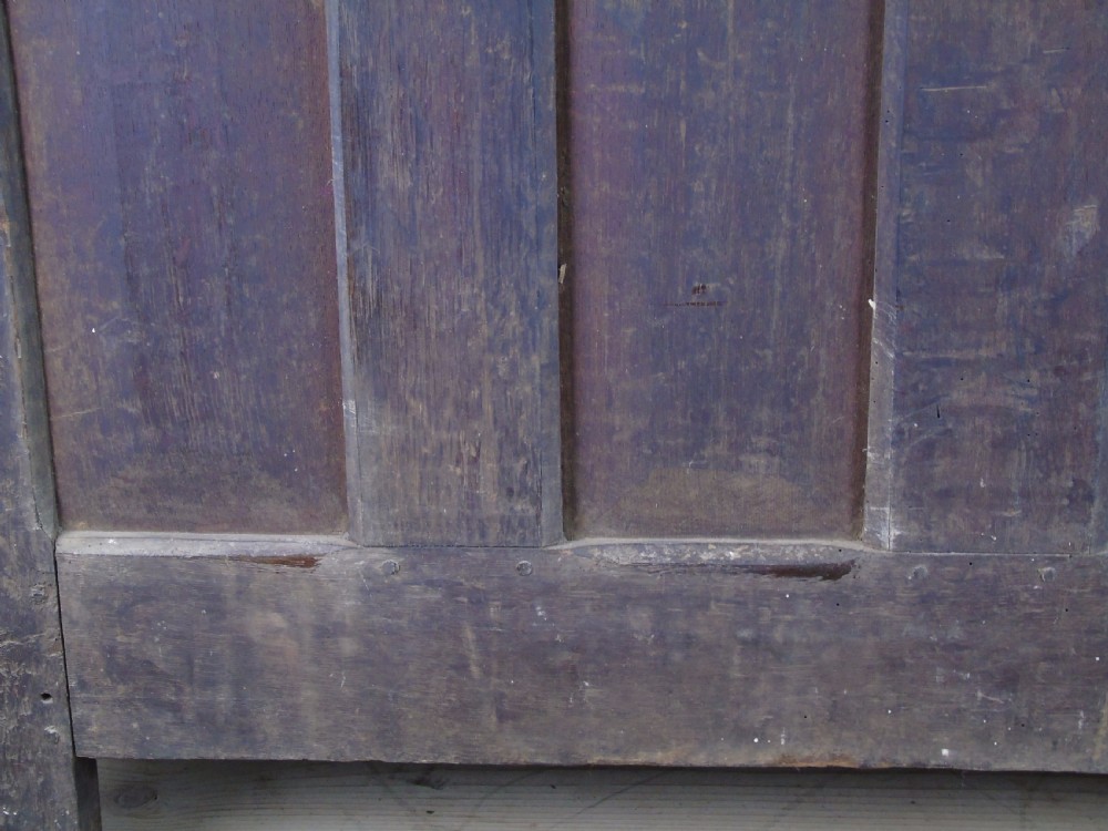 16th Century carved oak coffer  View XII