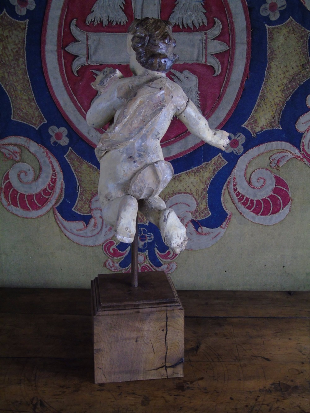 Carved Baroque cherub  View VI