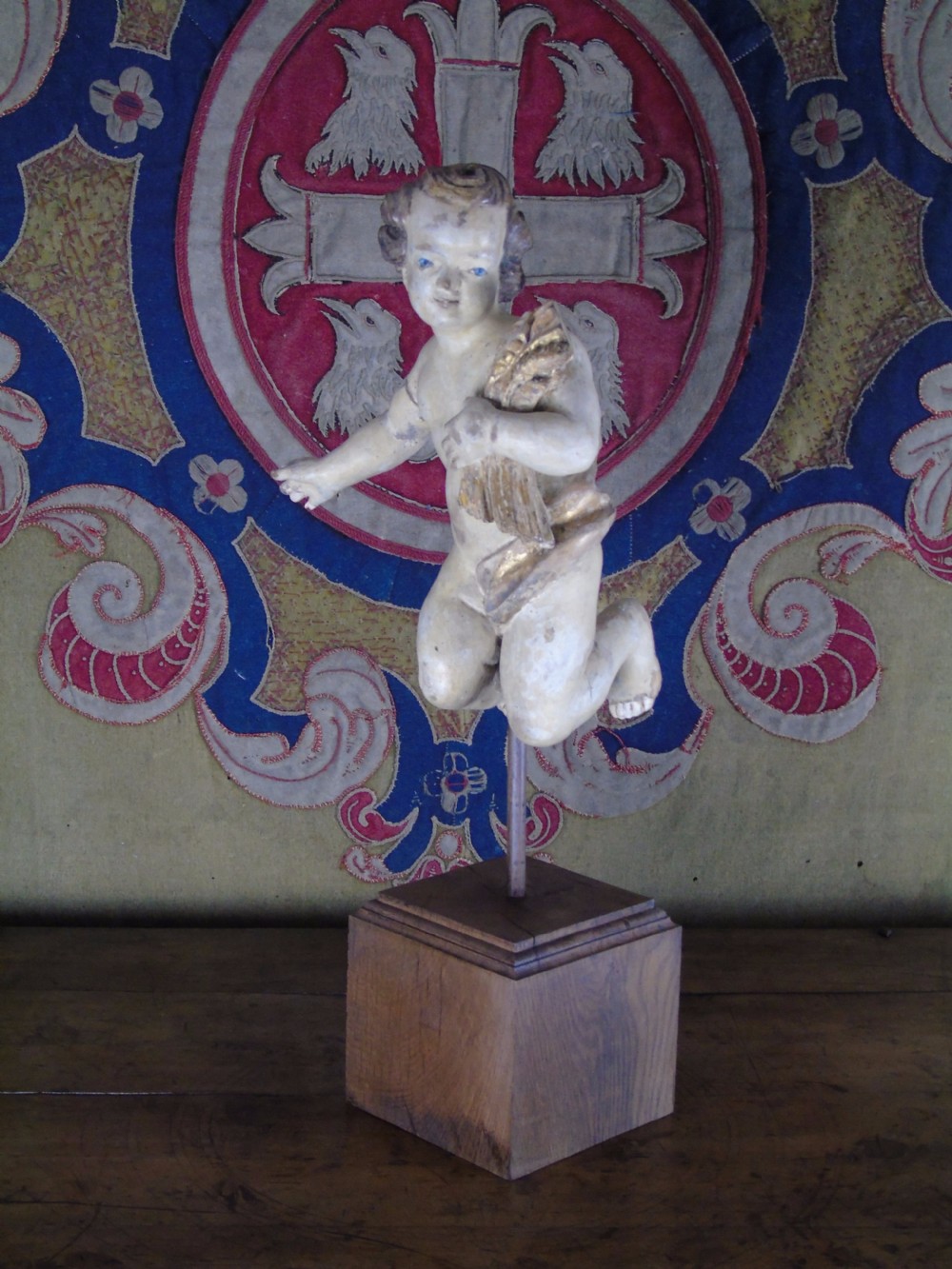 Carved Baroque cherub  View VII