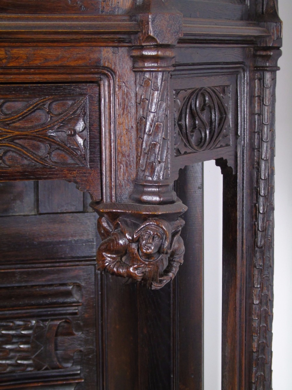 19th century French Gothic Dressoir  View V
