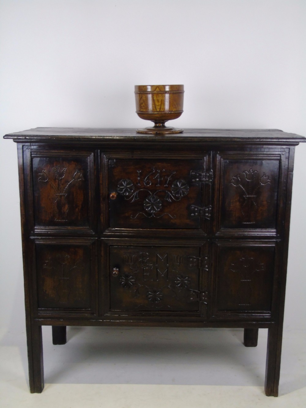 A Rare 17th century English livery cupboard 