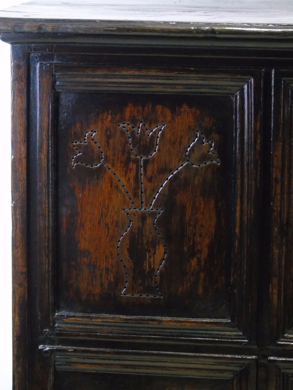 A Rare 17th century English livery cupboard  View III