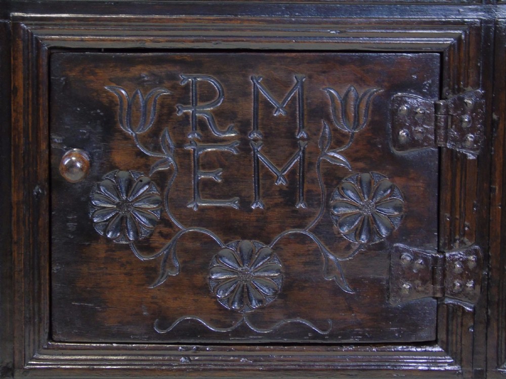 A Rare 17th century English livery cupboard  View V