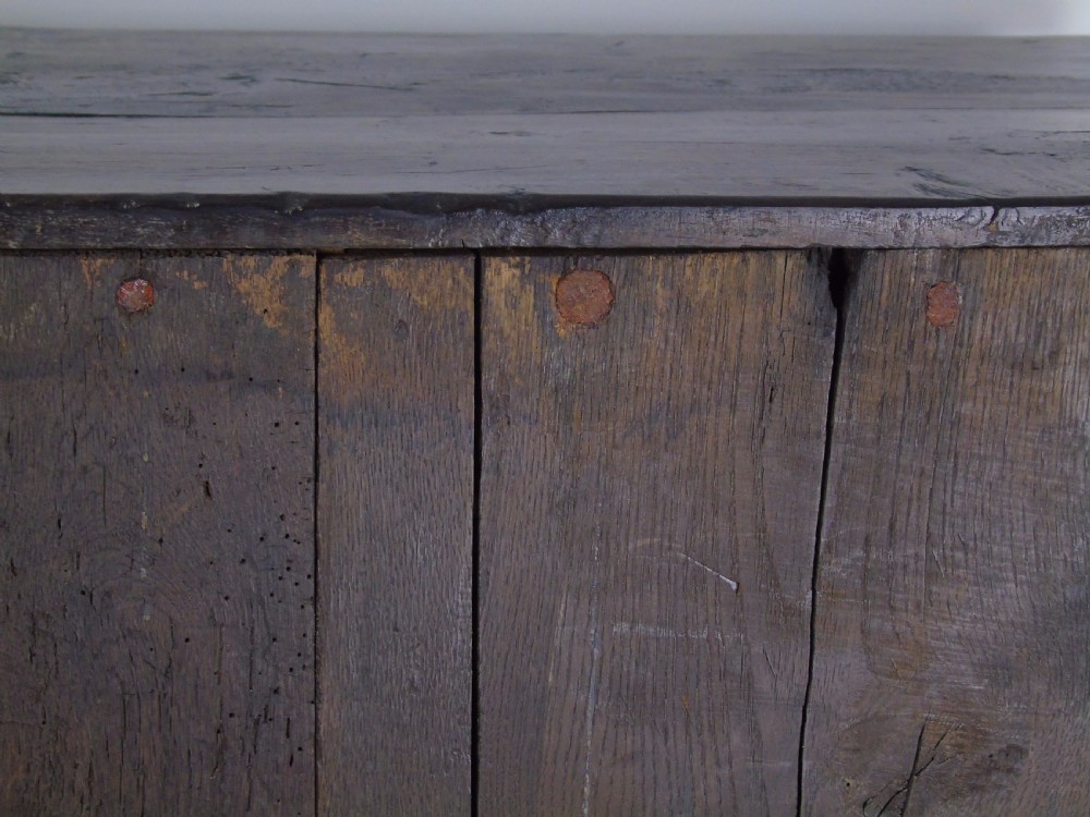 A Rare 17th century English livery cupboard  View XIX