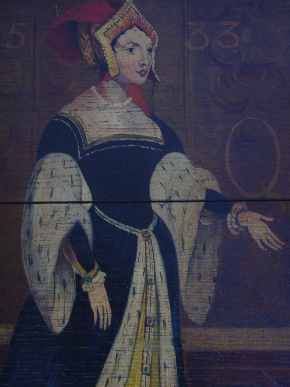 Pair of 19th century painted panels depicting Henry VIII View III