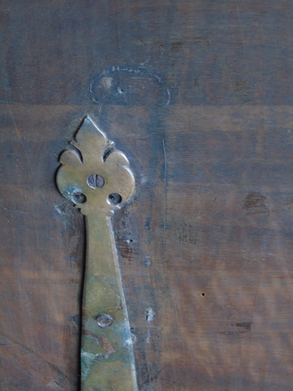 17th century iron bound walnut chest View XVIII