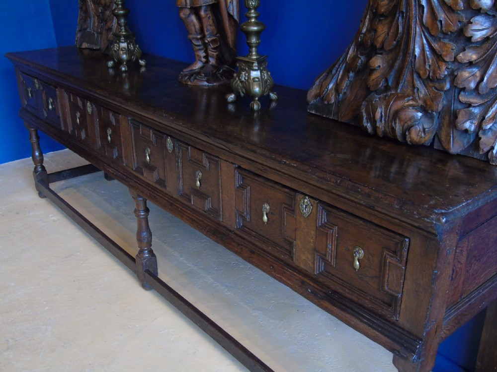 A Fine 17th century Dresser base View II