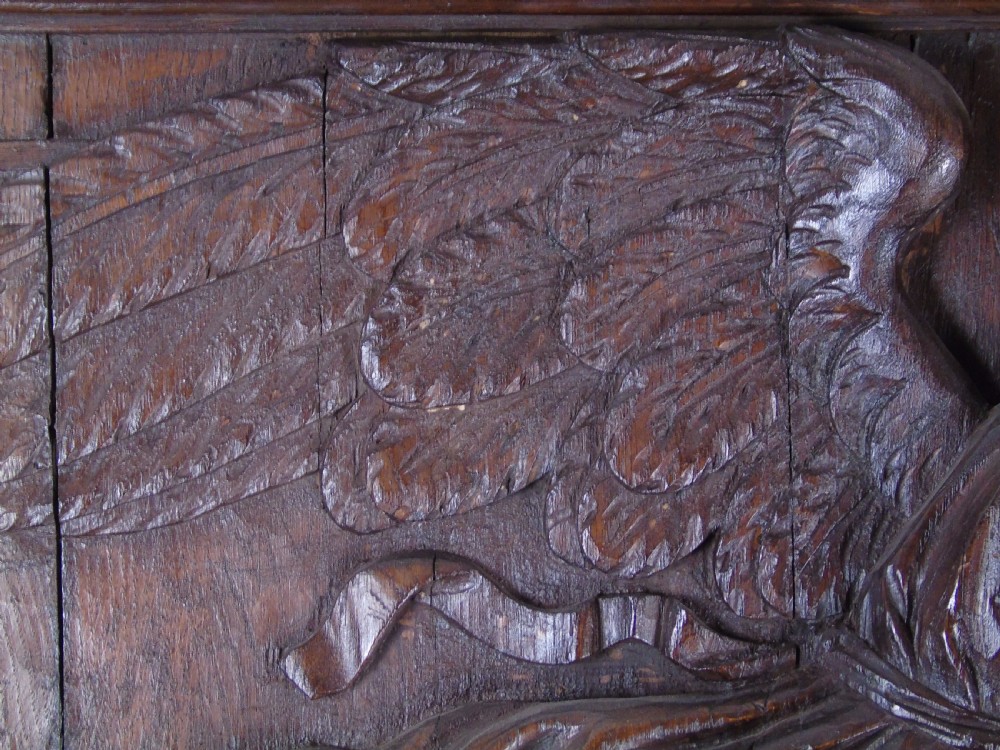 a large 17th century Flemish carved panel  View VIII
