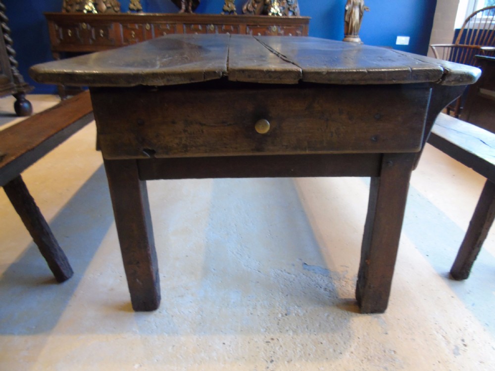 18th century french table and benches View X