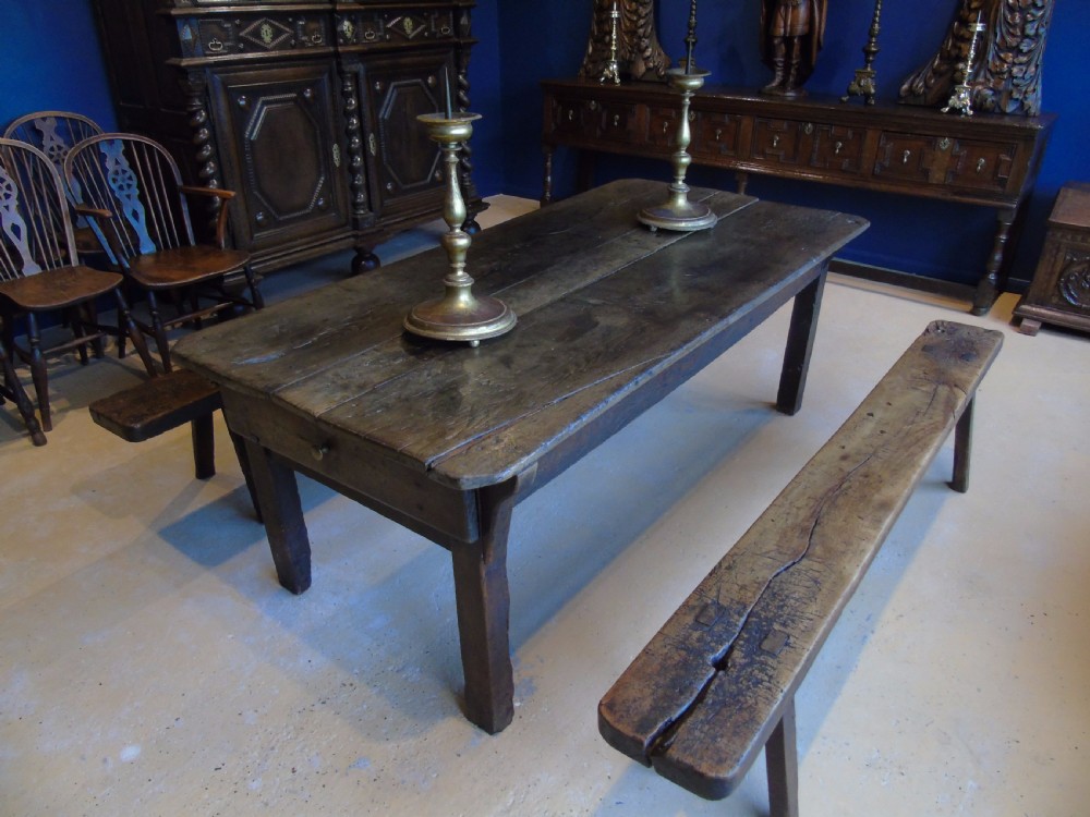 18th century french table and benches View XI