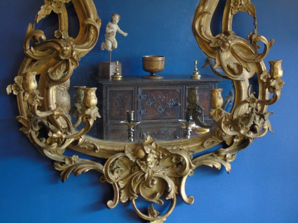 A fine 19th century Girandole mirror View III