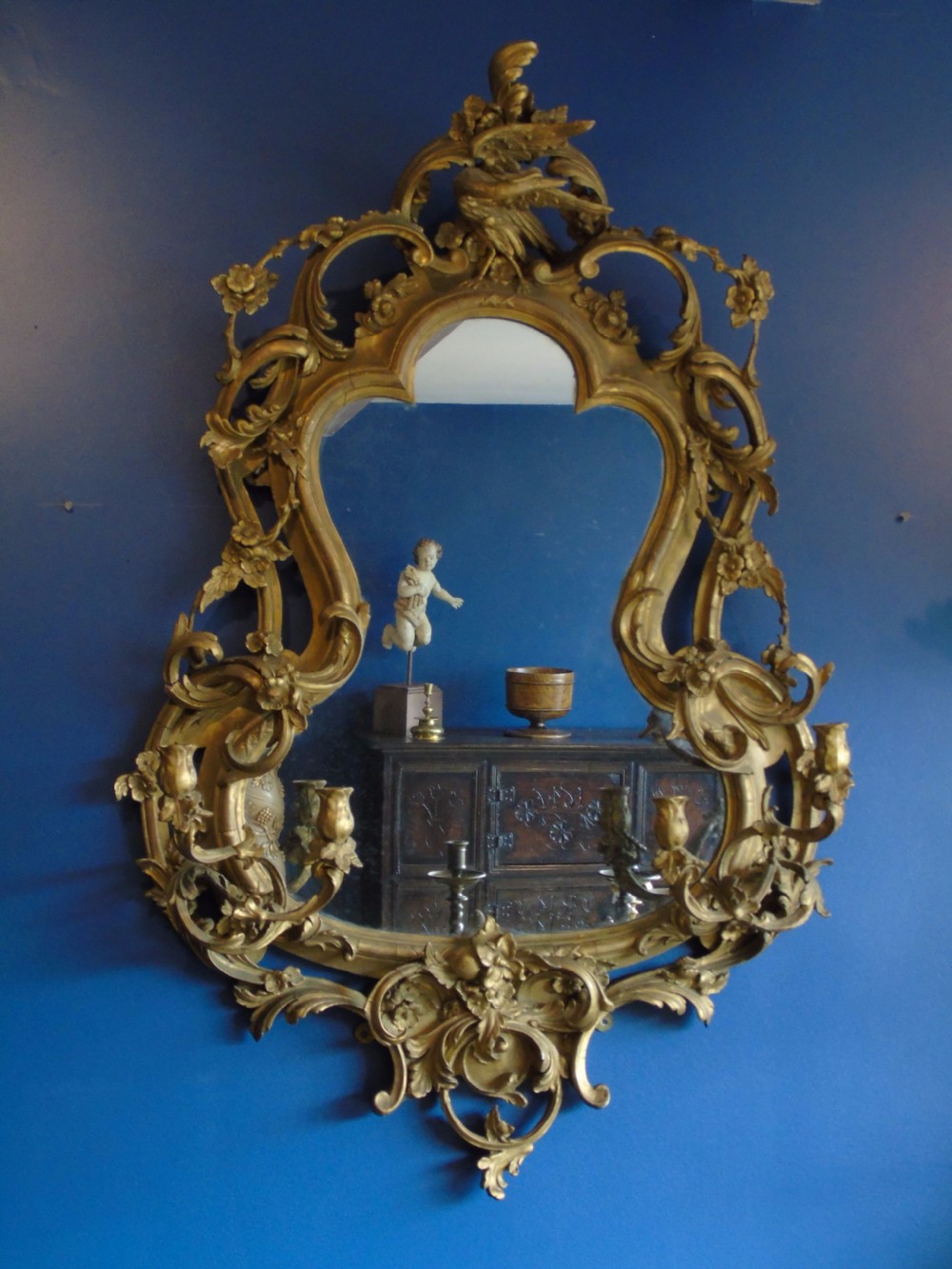 A fine 19th century Girandole mirror View XIII