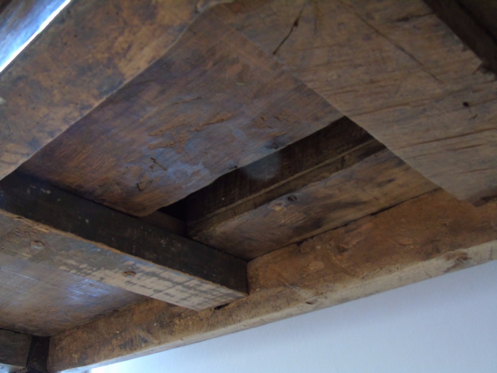 17th century Spanish walnut center table View XV