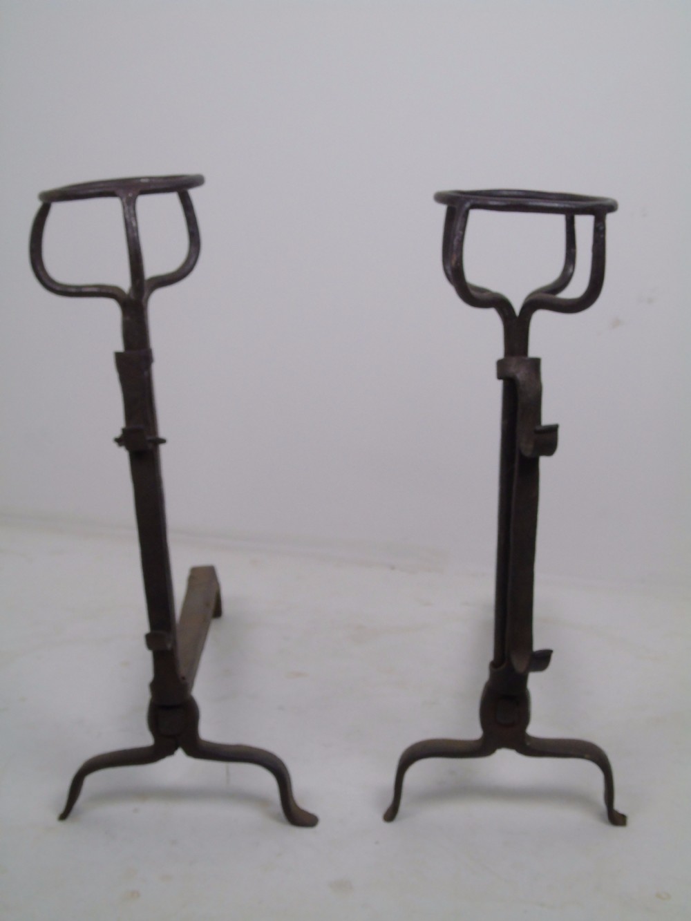 A pair of 18th century firedogs View II