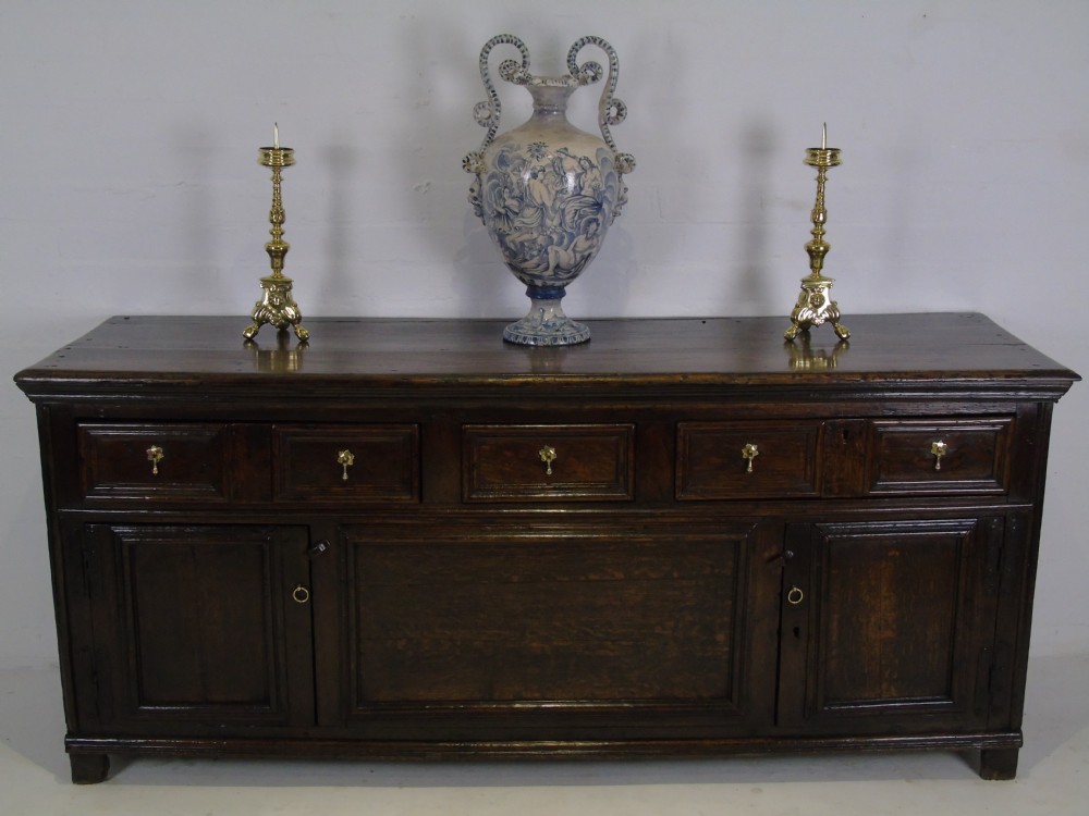 A late 17th century Dresser base