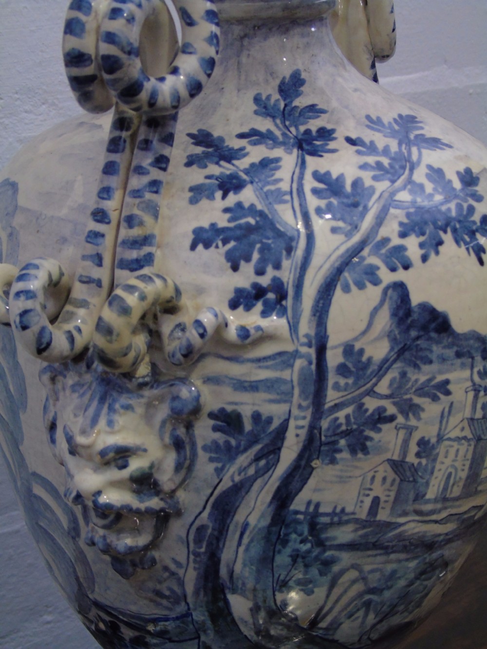 19th century Italian delft vase View X