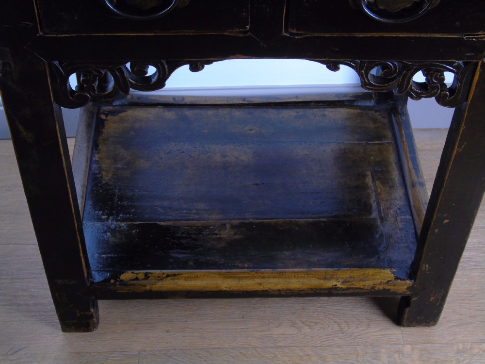 19th century Chinese side table View XIV