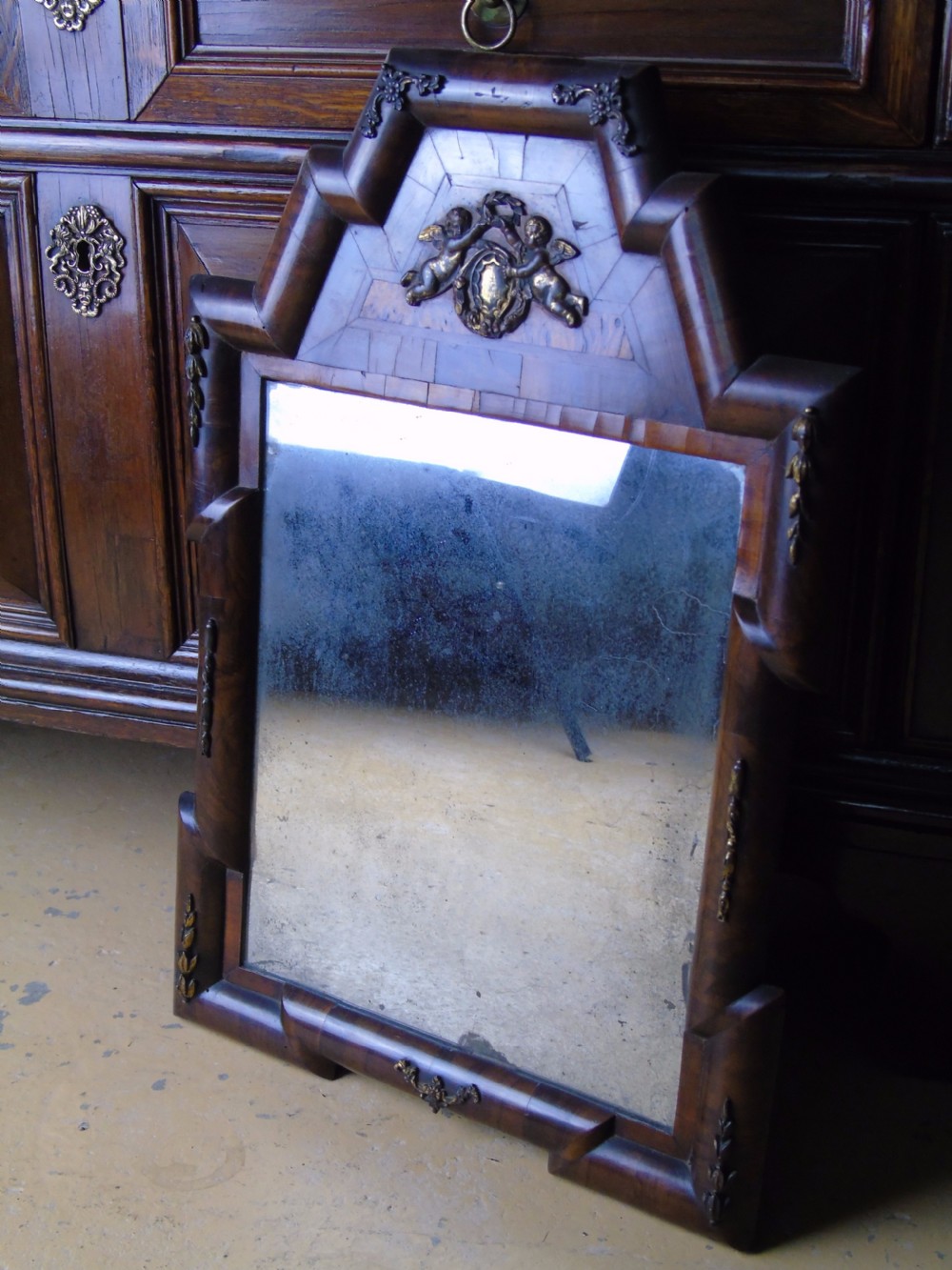 A fine 18th century Courting mirror View IV