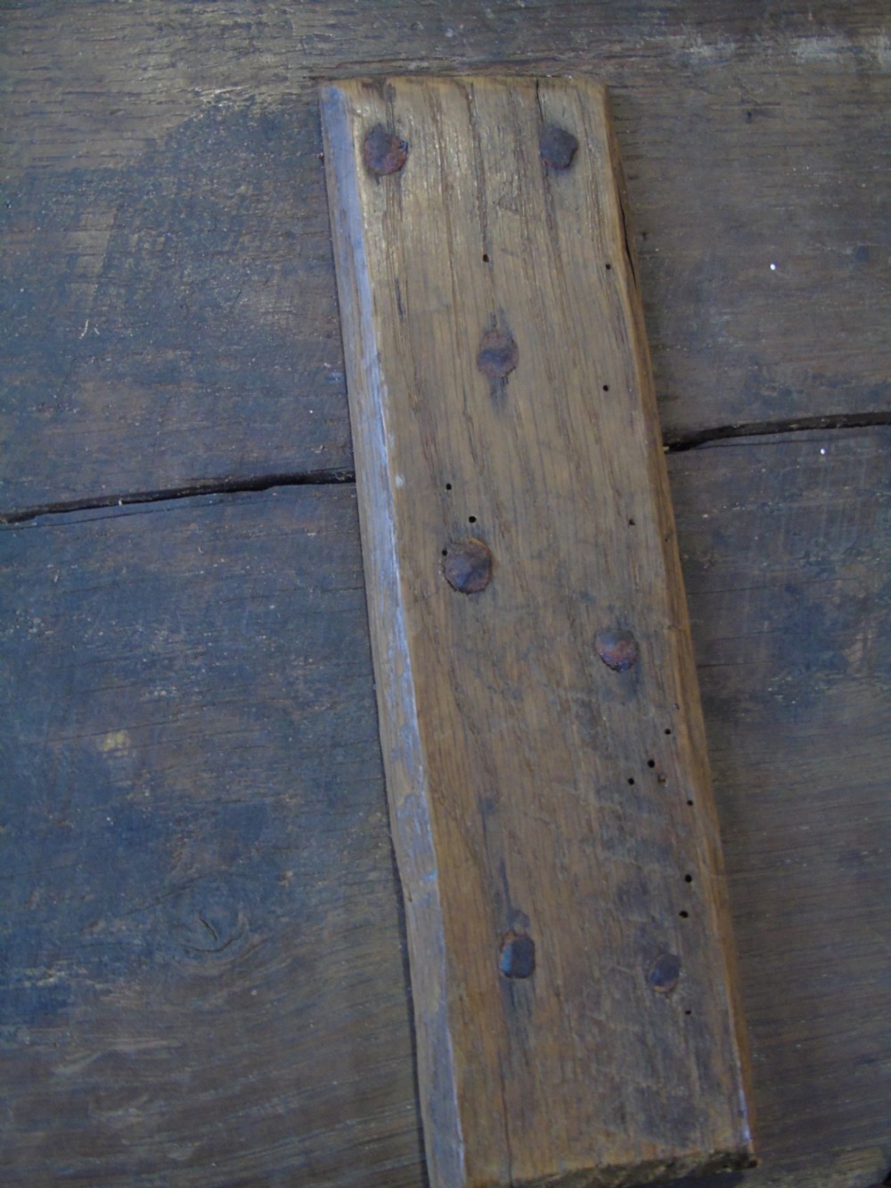 Early 18th Century estate made box settle View V