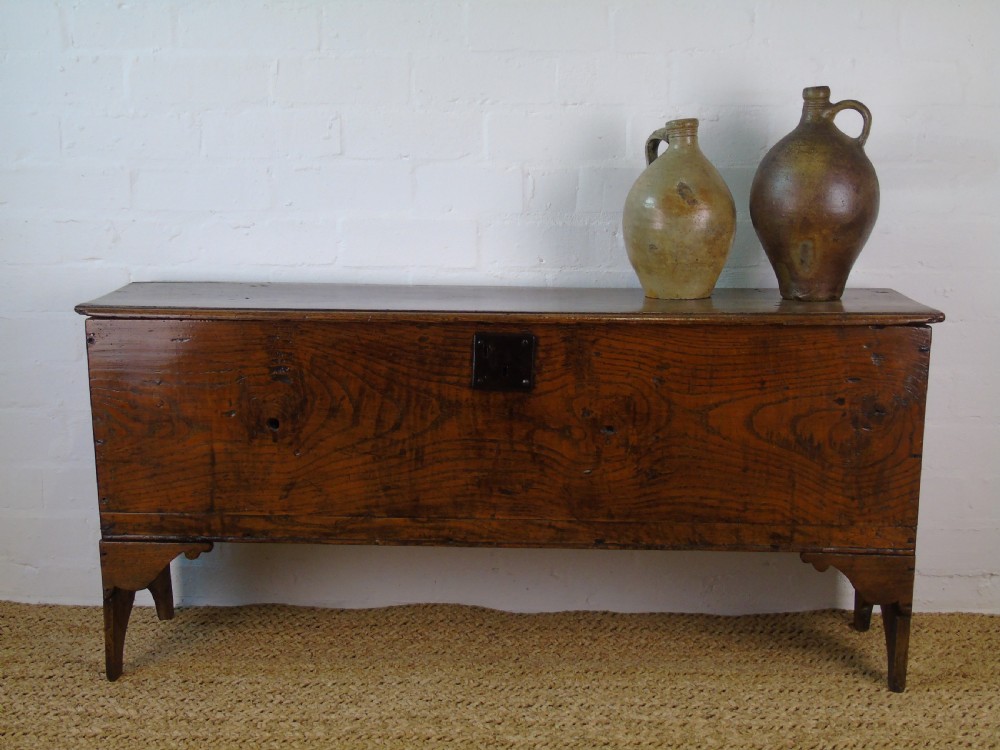 17th Century and later Elm Coffer