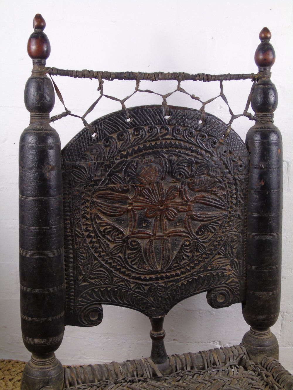 A fantastic 17th Century Indian low chair View II