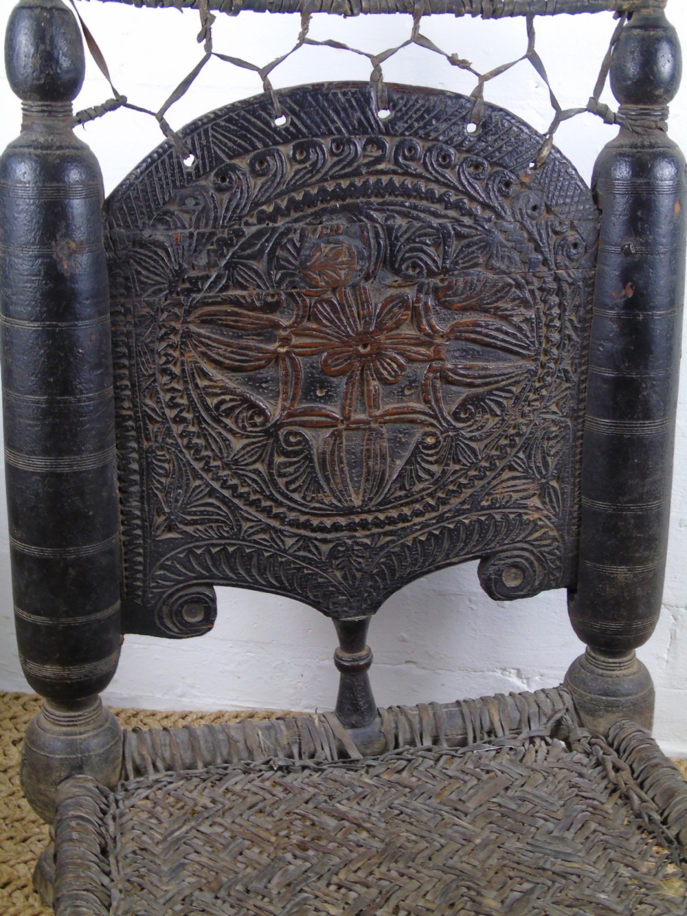 A fantastic 17th Century Indian low chair View IV