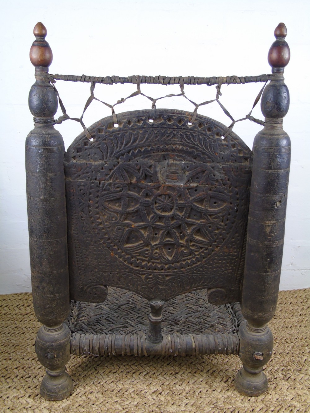 A fantastic 17th Century Indian low chair View VII