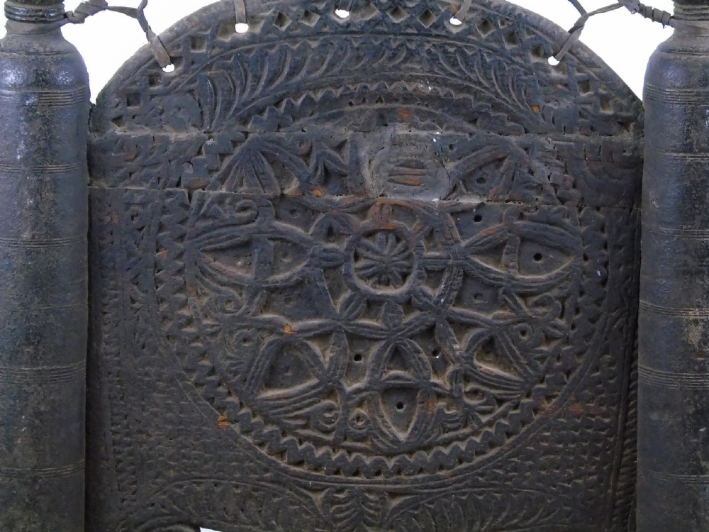 A fantastic 17th Century Indian low chair View VIII